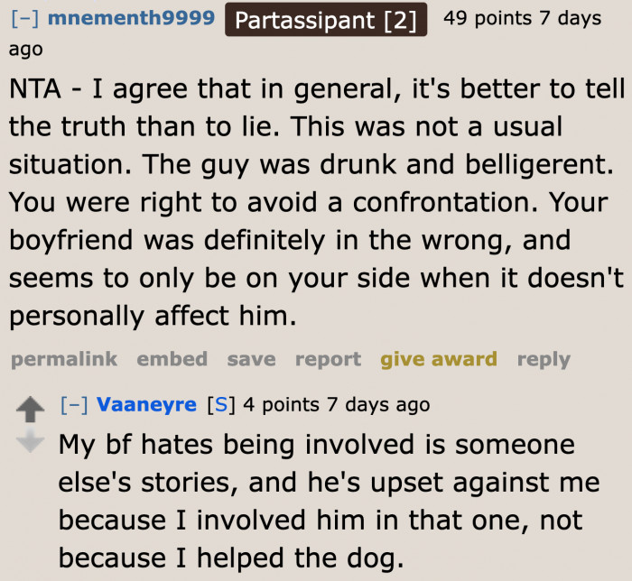 Lying Was Necessary in This Situation.