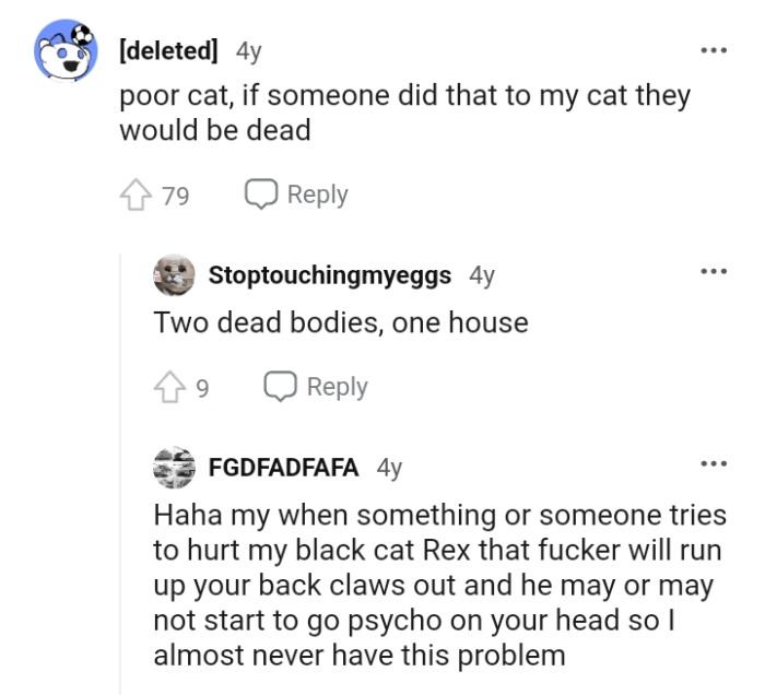 This Redditor Would Kill Anyone Who Did That to Their Cat