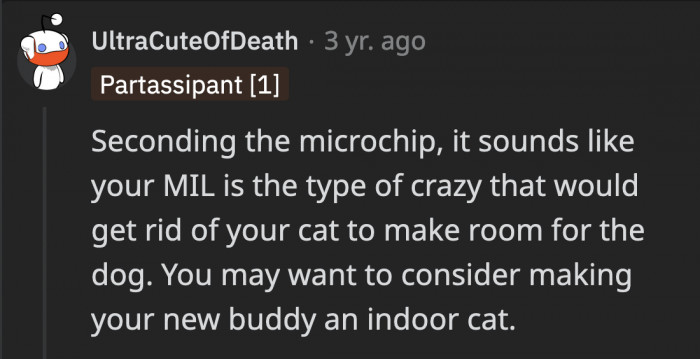 In case OP’s MIL does something drastic, they could at least take legal action