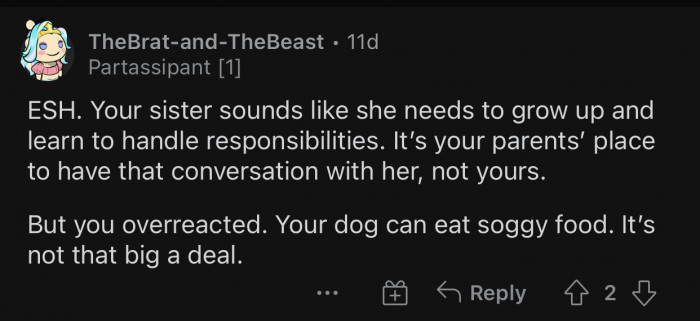 The parents should be the ones fixing this problem.