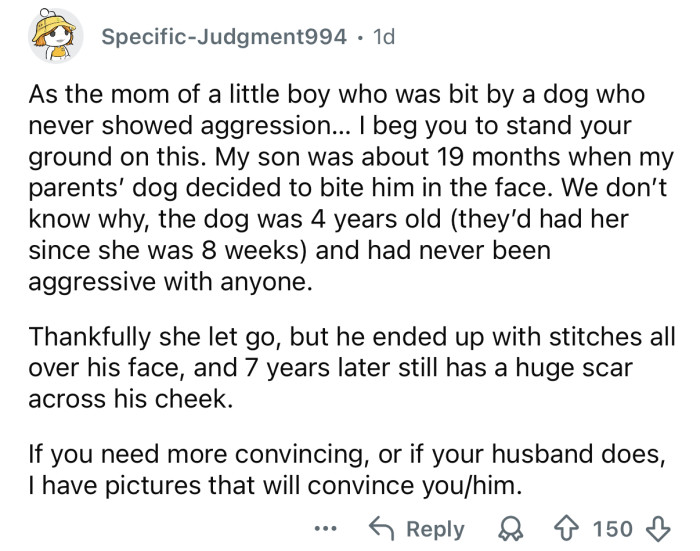 “Stand your ground on this.”