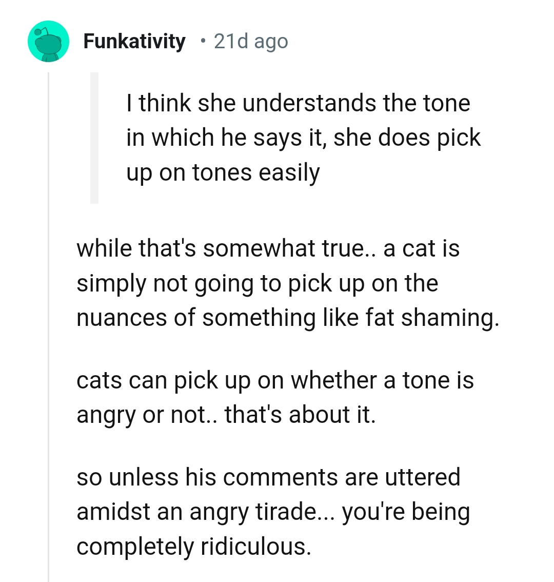 Cats can pick up a tone