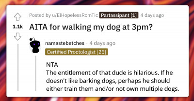 Boy Refuses To Walk His Dog On A Different Route Even After His Entitled Neighbour Complained