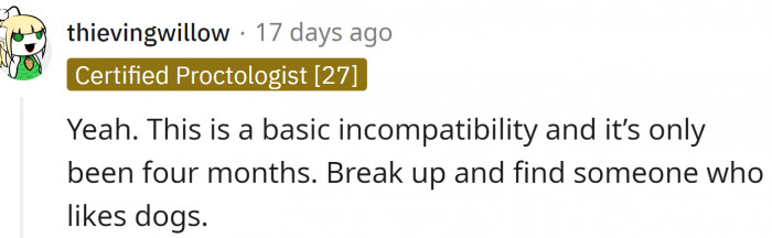Basic incompatibility. And it’s only been four months. What's next?