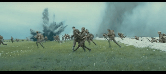 1. In ‘1917’ (2019), Schofield was unexpectedly pushed up from a trench when another soldier ran in while he was running along it.