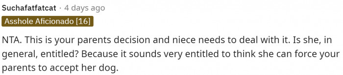Ultimately, it's up to the parents which dog, if any, is allowed in the home.