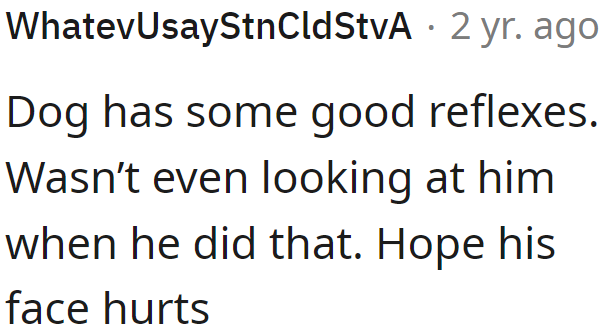 Goob boi gets saved by his own reflexes.