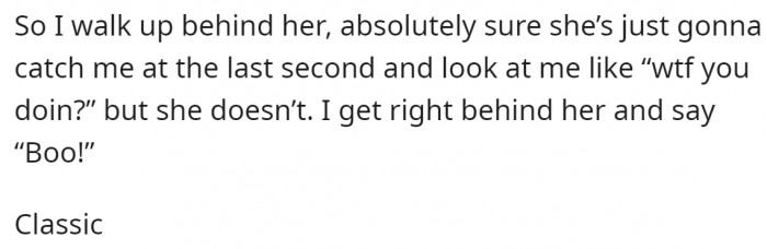 And he succeeded in that intention: