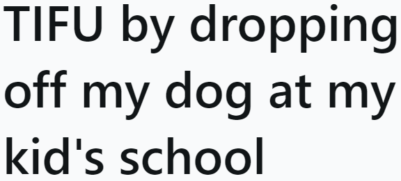 The OP made a silly mistake that ended up making kids at school happy.