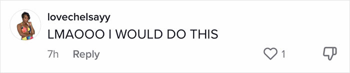 I think most of us would do this.