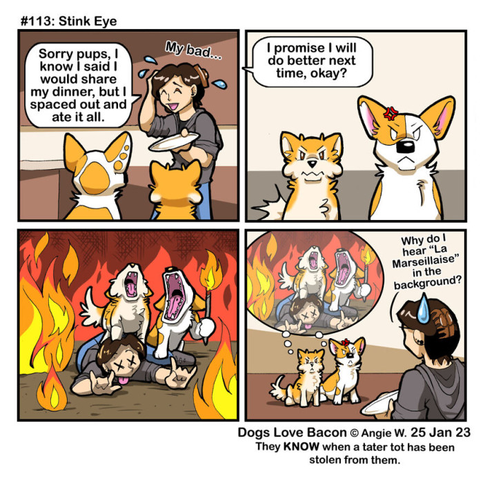 Dogs' Way of Expressing Their Disapproval.