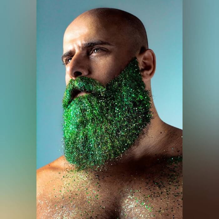 3. This beard must belong to Hulk – the green giant and it proceeds to the chest