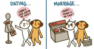 27 Wholesome Comics That Show This Artist's Special Moments With Her Husband and Cat