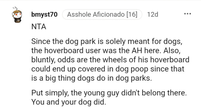 The young simply didn't belong in the dog park