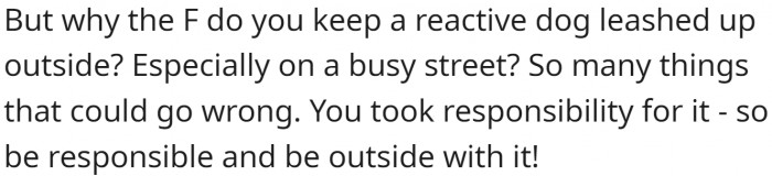 So many things that could go wrong.