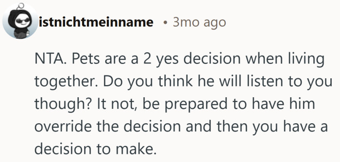 A gentle reminder that vetoes only work if both people honor them. Otherwise, the real choice shows up afterward.