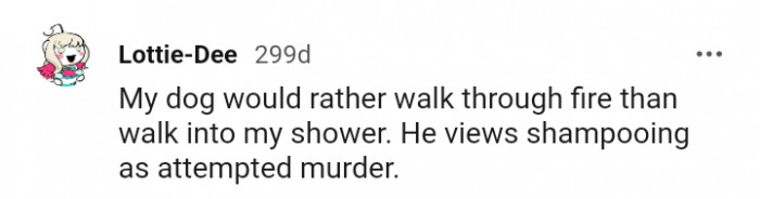 2. My Dog Views Shampooing as Attempted Murder