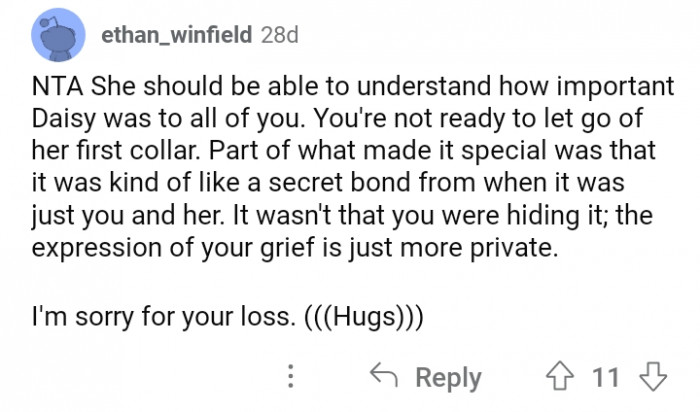 #16 What if the wife is lowkey jealous of his sentiments?