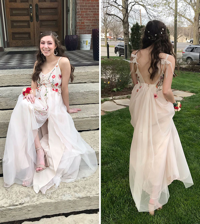 35. Hi, I Made My Prom Dress By Hand. It Took Me So Long And I'm So Proud Of It