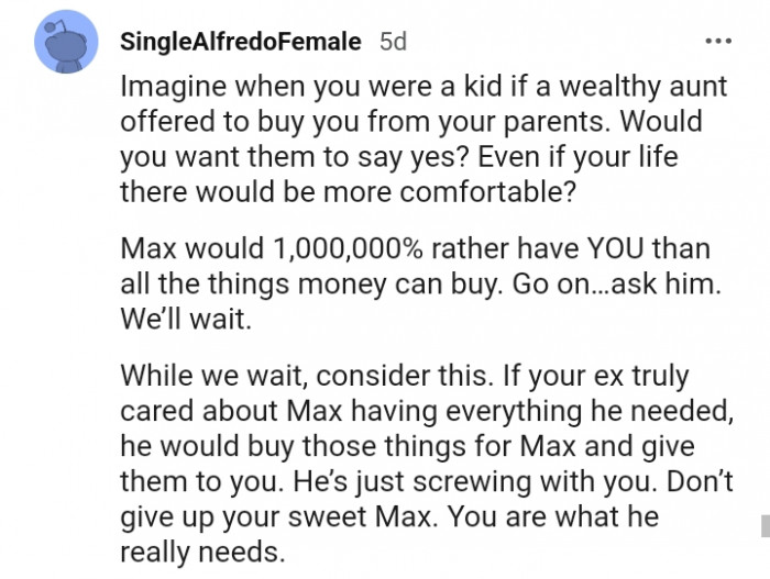 11. Don't give up your sweet Max