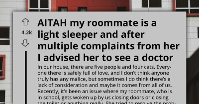 This Redditor Lives In A House Full Of Love, Cats, And Conflict Over A Roommate Who Just Can’t Sleep