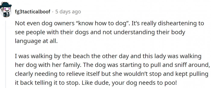 Some Dog Owners Also