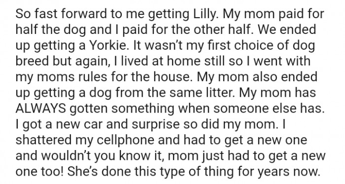 She's done this type of thing for years