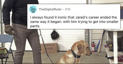 An Electronics Sniffing Dog Was Responsible For Ex-Subway Spokesman Jared Fogle's Demise, And The Reddit Community Is Here For It