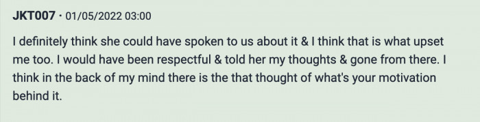 OP Said a Little Heads-Up Would Have Been Nice, and It Wouldn't Be a Problem If a Discussion Happened Before the Facebook Announcement