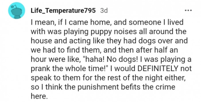 19. I was playing a prank the whole time