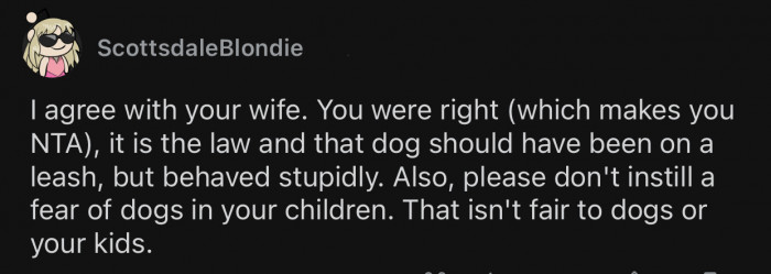 It's not fair to dogs or the future generation.