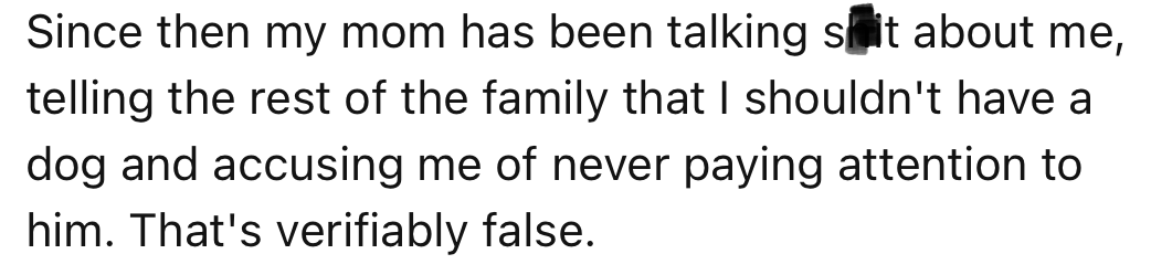 Ever since that autocation, OP’s mum has been speaking to her rudely.