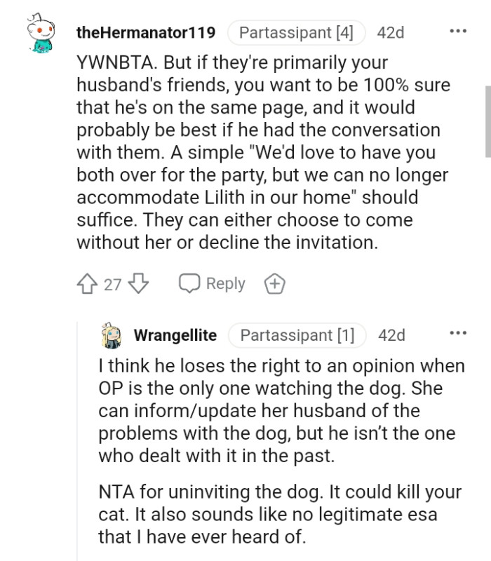 They Can Choose to Come or Decline the Invitation