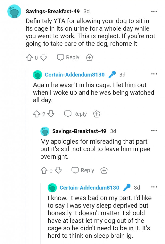If you won't take care of your dog, then rehome it
