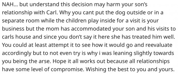 It wouldn't hurt to try it once and re-evaluate the situation based on how things go.