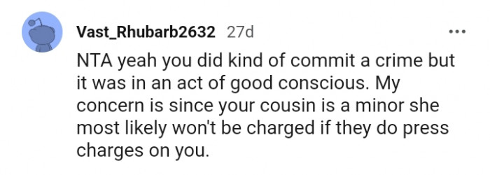 You did kind of commit a crime