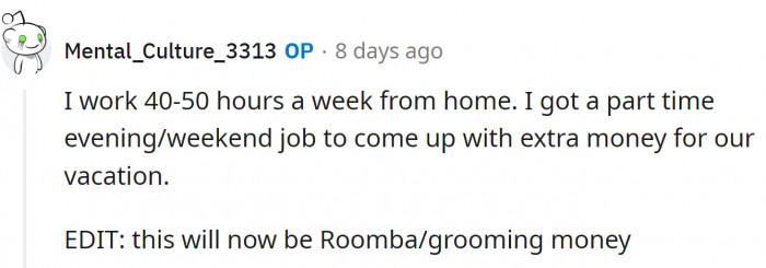 OP says - Roomba it is.
