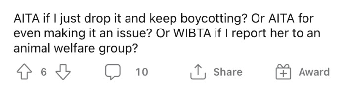 So, the OP turned to the Reddit community for advice.