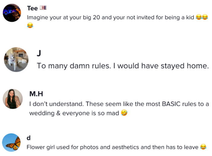 Tiktoker Labeled ‘Bridezilla’ After Posting 6 Rules She Expects Her