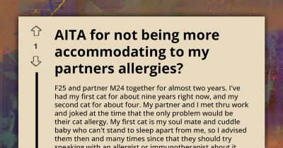 Devoted Cat Mom Faces Greatest Trial Yet After Falling For Man With Severe Cat Allergies