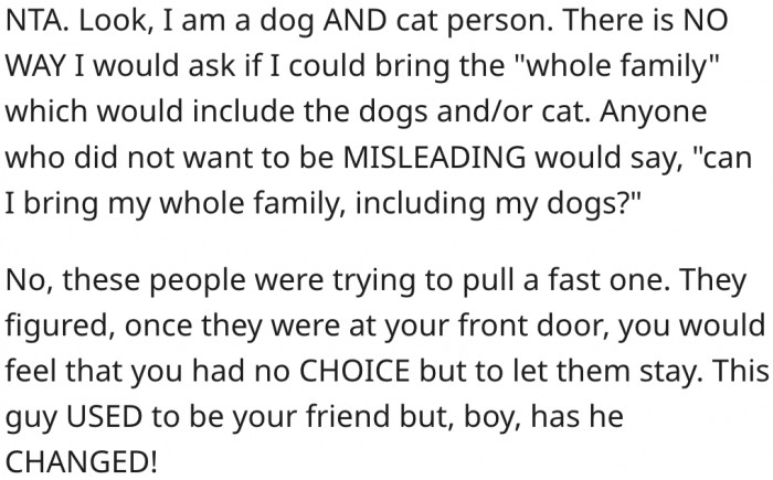 3. His friend wanted to pull a fast one on him.