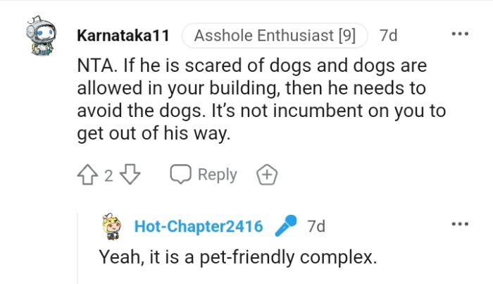 It's not on you to get out of the way