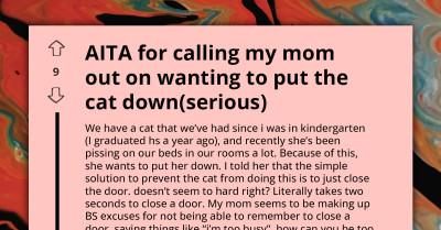 Teen Loses It With Her Mom For Trying To Put Cat Down Over Minor Issue