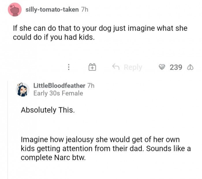 Imagine what she can do if you had kids together