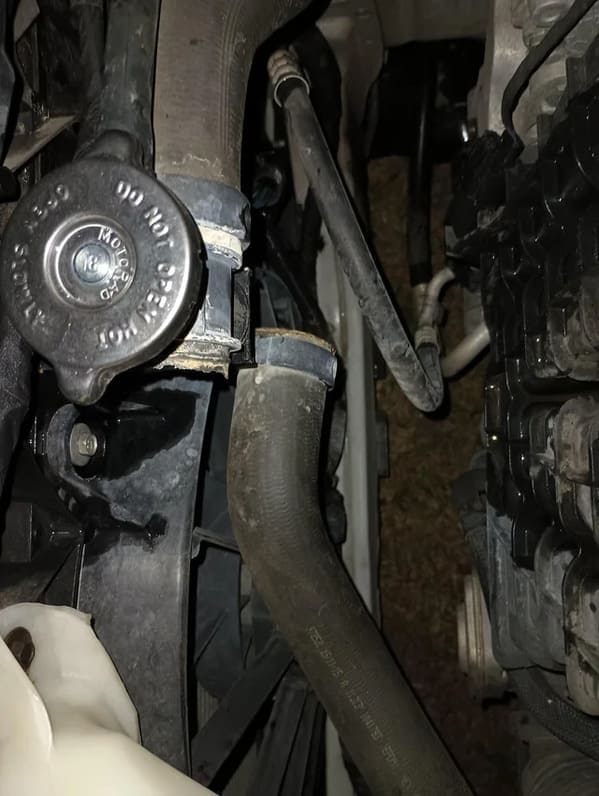 9. “Busted radiator hose 22 miles from home. My road side assistance covers 20 miles of towing.”