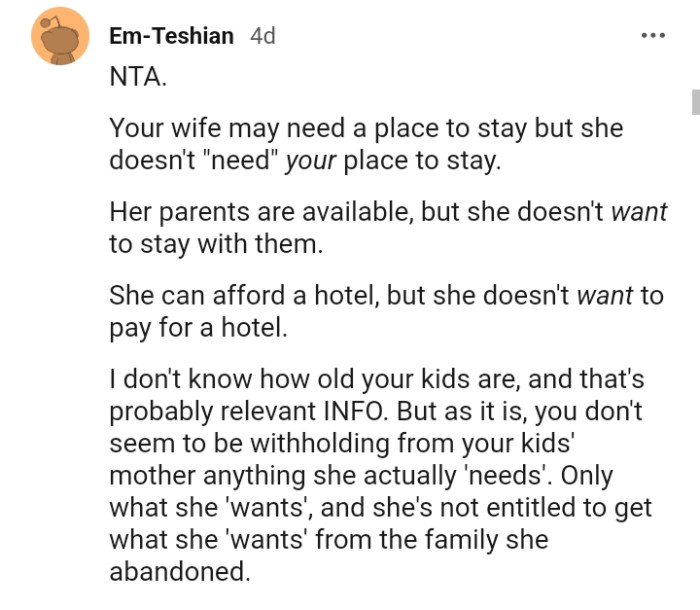 She Can Afford a Hotel but Doesn't Want to Pay for It