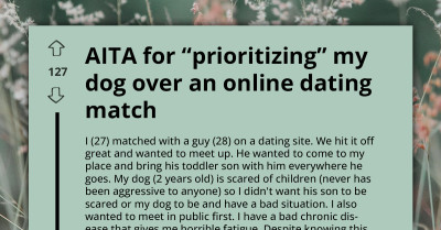 Red Flags Fly As Lady Chooses To Prioritize Her Dog Over Weird Online Dating Match
