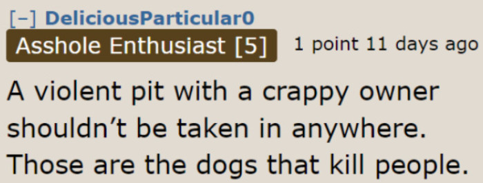The OP needs to remember that this dog could potentially kill someone next time.