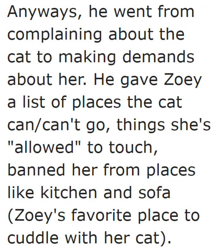 Now, he's asserting control within the household.