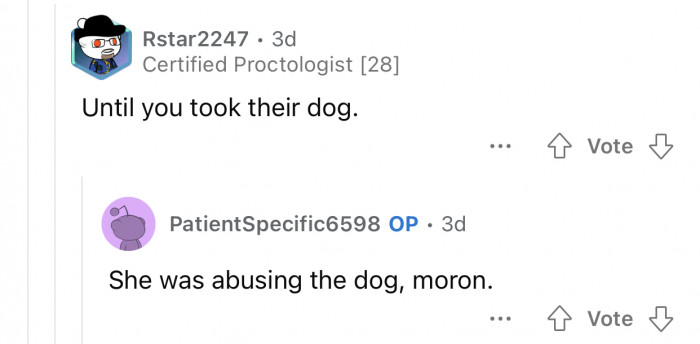 Now it's their turn to be nice and not call the cops.